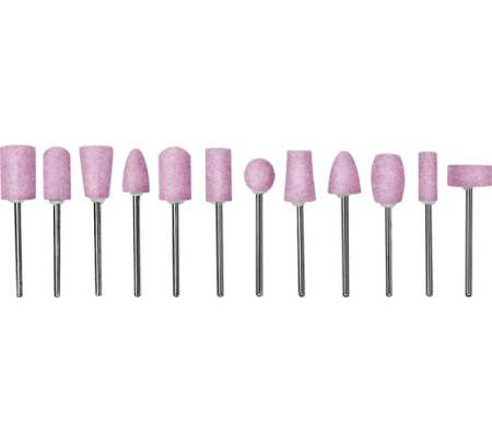 Набор шарошек абразивных для гравера 12шт Vertextools