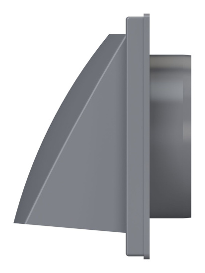 Выход стенной 150х150 D100 с обрат. клап 1515К10ФВсер