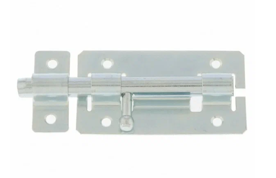 Задвижка дверная ЗД-01 пол.черная 614080