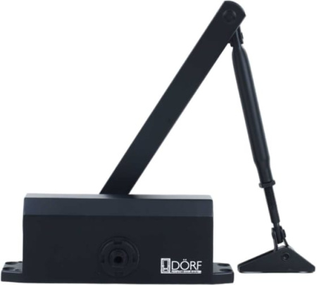 Доводчик дверной L-8223 до 80кг,черный DORF