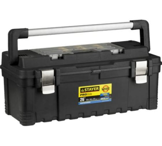 Ящик для инструмента STAYER "PROFESSIONAL", пластиковый 656х285х270мм (38003-26)