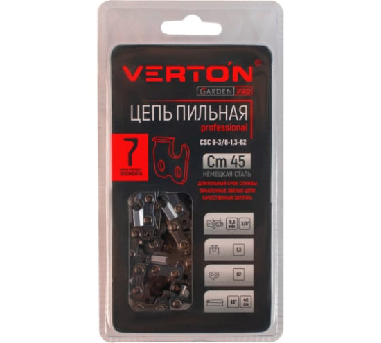Цепь Verton CSC 9-3/8-1.3-62/14837