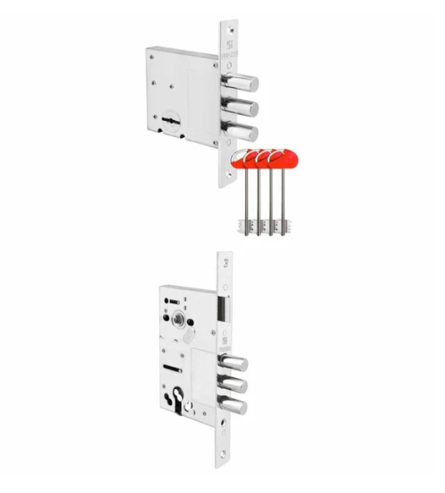 Замок врезной сувальд. MDV10/С-60,85,3R14 