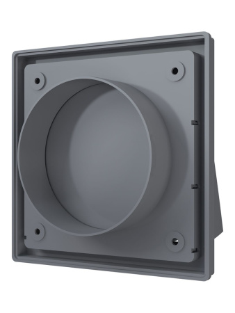 Выход стенной 150х150 D100 с обрат. клап 1515К10ФВсер