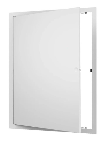 Люк дверца ревизионный, нажимной замок 427х427 с фланцем 400х400 ЭРА L4040N