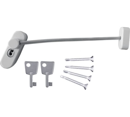 Блокирующий замок для окон белый  DORF SL-04