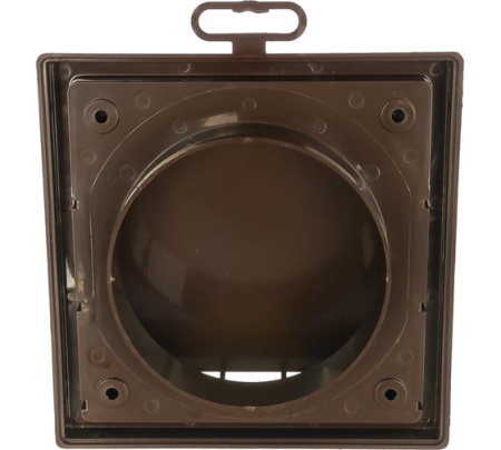 Выход стенной 150х150 D100 с обрат. клап 1515К10ФВкор