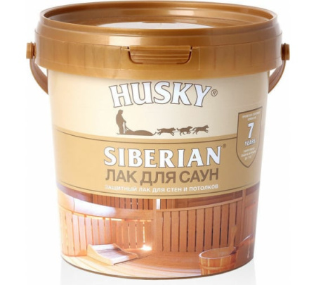 Лак для саун 0,9л HUSKY SIBERIAN