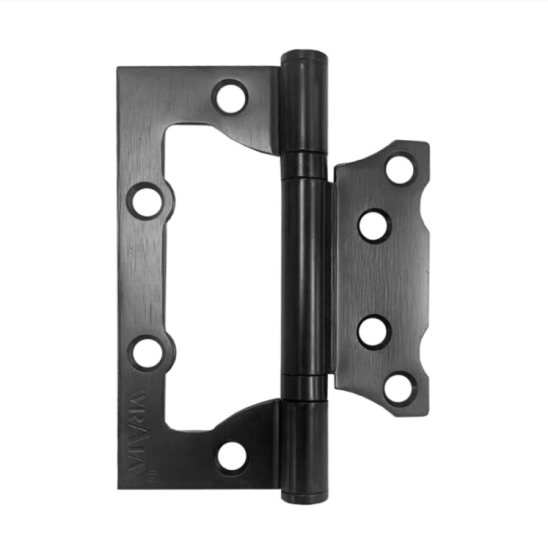 Петля накл. 100х75х2,0 без врезки б/к графит "VRATA" 2 шт 208314