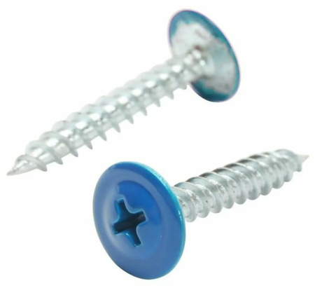 Саморезы с пресшайбой 4,2 х 25 синие