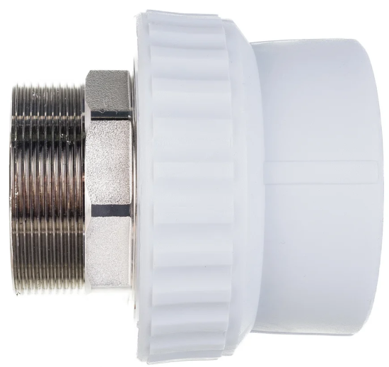 Муфта комбинированная 75х2 1/2" НР под ключ Valfex