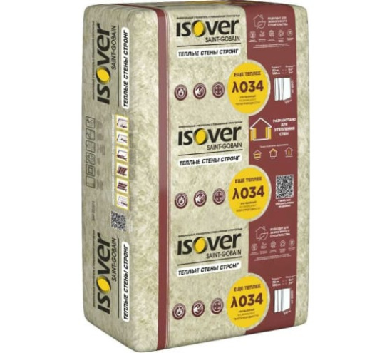 Утеплитель Плита Теплые Стены Стронг 50х610х1000/Е/К