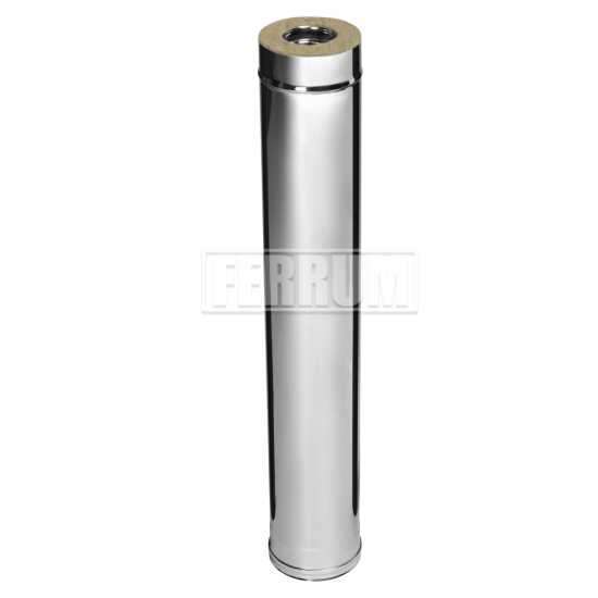 Дымоход DN115*200 сэндвич 1000мм 0,8/439 FeFlues 