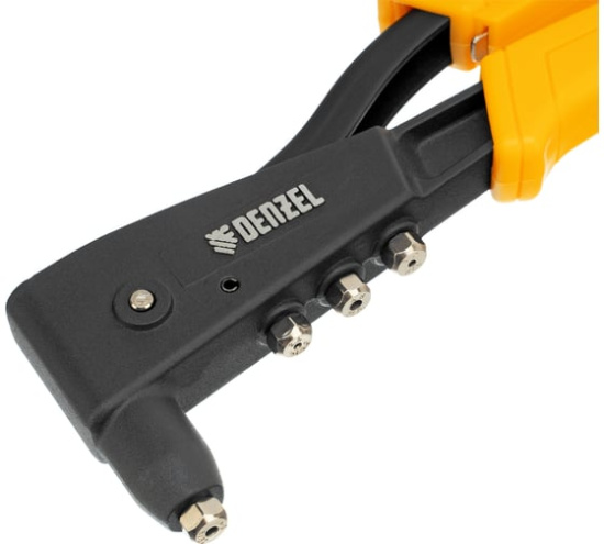 Заклепочник ручной, 255 мм, заклепки 2,4-3,2-4,0-4,8 мм// Denzel 40440