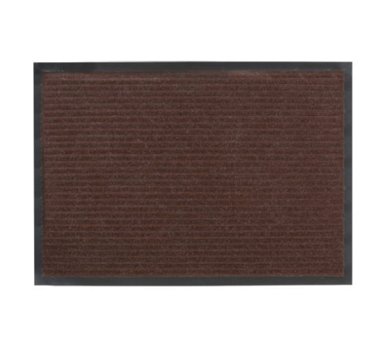 Коврик влаговпитывающий ребристый 50х80см коричневый SUNSTEP (35042)