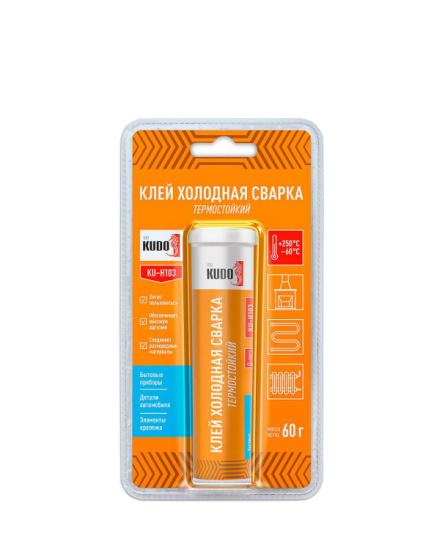 Холодная сварка термостойкая 60г KU-H103