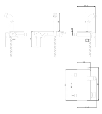 Смеситель для  биде LeMark Соло LM7168CW 65535
