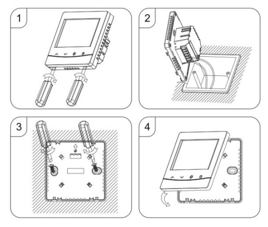 Термостат комнатный проводной Kromwell белый 230В