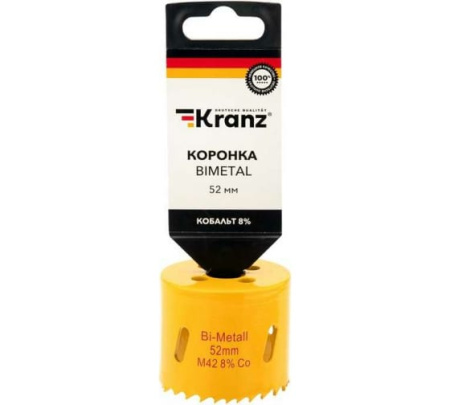 Коронка BIMETAL, 48 мм. KRANZ 92-0224