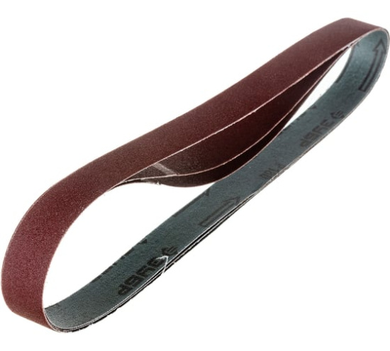 Лента шлифовальная 25х762мм Р180 для станка ЗШС-330 ЗУБР 35547-180