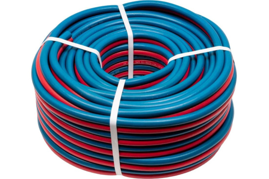 Рукав кислородный спаренный d=9мм (красный/синий) GCE KRASS PREMIUM