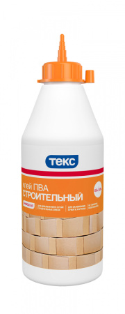 Клей ПВА строительный 0,5 кг п/бут Текс/ 001585