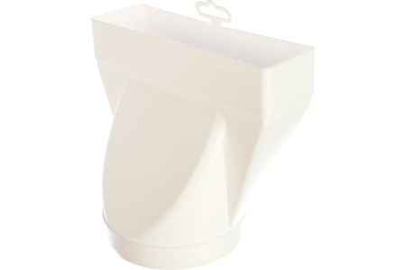 Соединитель 620СП12,5КП эксцентриковый плоского воздуховода с круглым пластик 60х204/D125 ЭРА 