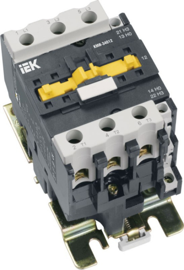 Контактор IEK КМИ-34012 40А 400В/АС3 1НО;1НЗ																																	