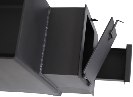 Печь банная "Копеечка" с выносным топочным каналом 15/115