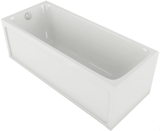 Ванна акриловая AQUATEK Мия 150*70/112042 (в комплекте с экраном и каркасом)