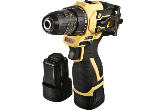 Дрель аккум. Hanskonner HCD1645BLС 14,4В,45Нм, 2х2,0Ач патрон 10мм сумка-кейс