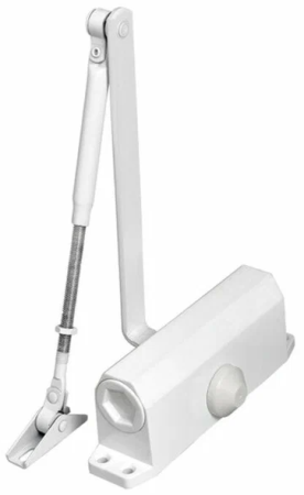 Доводчик дверной SDC2040 WH 55-80 белый 37701