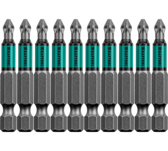 Бита KRAFTOOL PZ2х50, E 1/4   26124-2-50-10