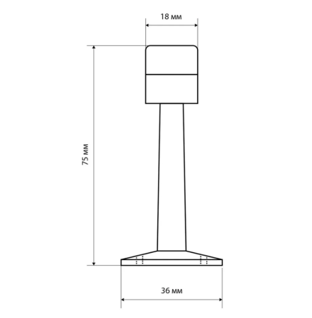 Ограничитель 3055 (черный никель) 08.03.09