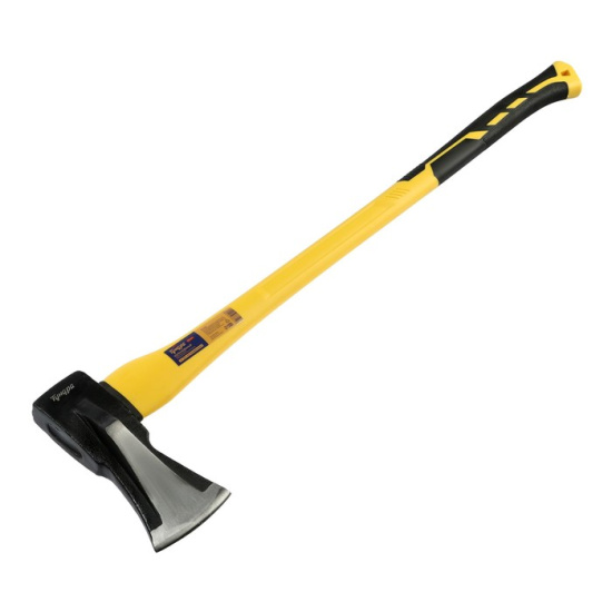 Колун кованный клиновидная форма, фиброручка 3К топорище 90см 2,5кг 9933318