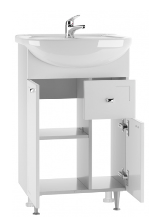 Тумба "Уют 50 Волна" Домино без ящика 134021