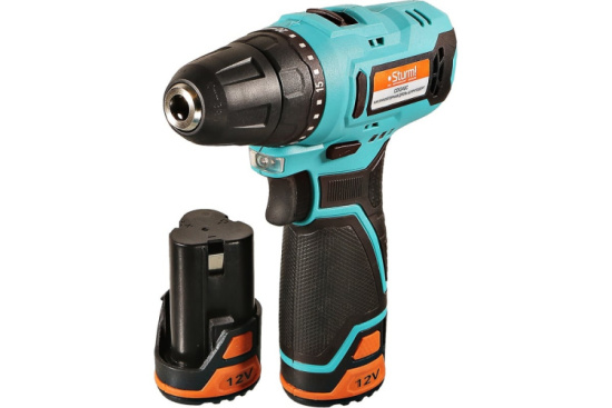 Дрель акк.Sturm! CD1240C (12В,40Нм,2х2,0Ач 1BatterySystem, кейс) 
