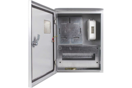 Корпус металлический ЩУ-1Н-10 козырек IP55 KRZMI79
