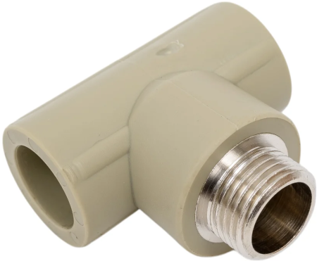 Тройник Lammin 25х1/2" НР 75/15