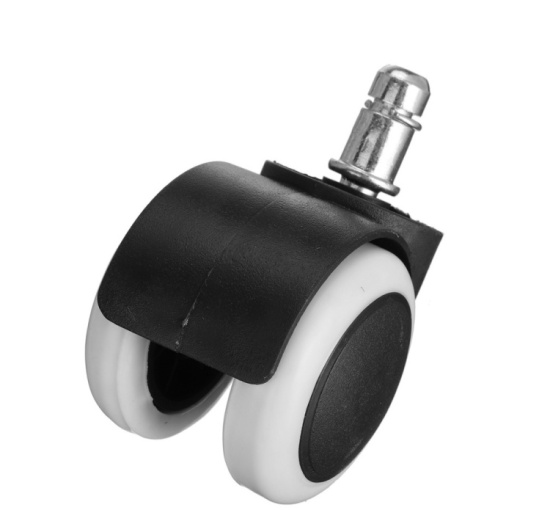 Опора ролик D50 для офис кресел штырь 11*22 прорез, колесо/ 7161