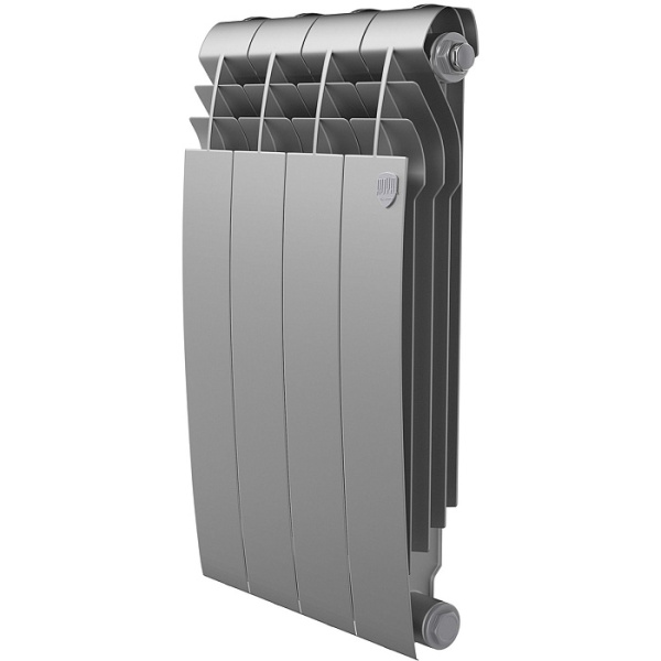 Радиатор Биметалл 500 Royal Thermo BiLiner Silver Satin 4 секц.