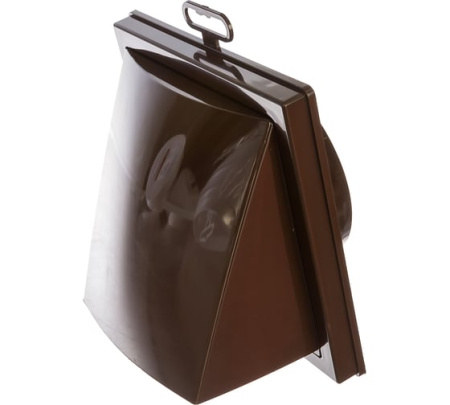 Выход стенной 150х150 D100 с обрат. клап 1515К10ФВкор