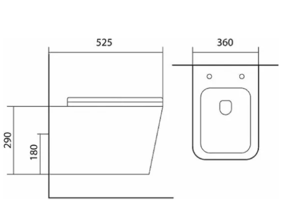 Унитаз подвесной AQUATEK Либра 121738