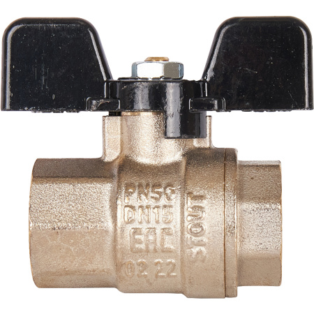 Кран шаровый STOUT 1/2" г/г  полнопроходной 