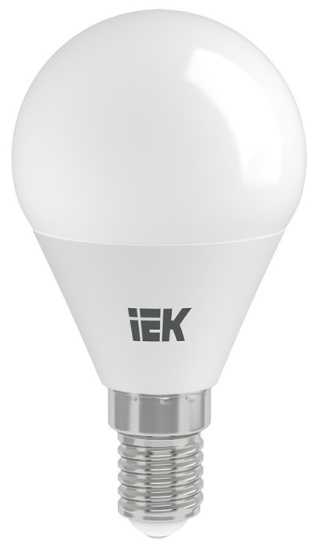 Лампа светодиодная LED-ШАР ЕСО G45 7Вт 230В 4000К Е14 IEK