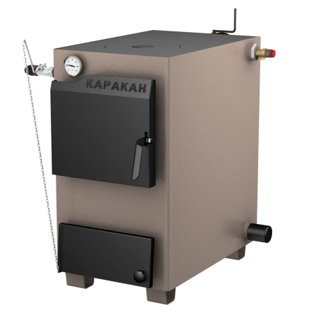 Котел твердотопливный Каракан-20 ТПЭ-3 (с плитой, разъем под электр. тэн)