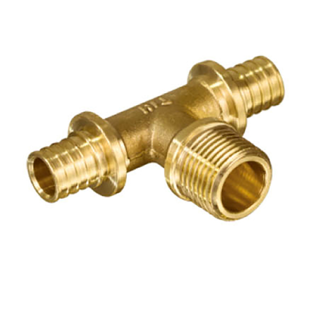 Тройник аксиальный 16-2.2*1/2M*16 (наружняя резьба) H-T1602M (