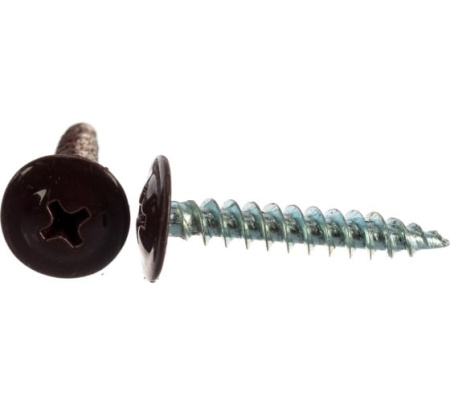 Саморезы с пресшайбой сверло 4,2 х 25 шоколад