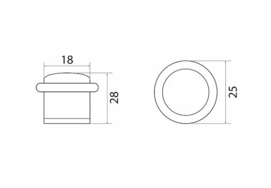 Ограничитель 153 малый (медь) 205043