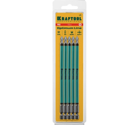 Бита KRAFTOOL PH2х150, E 1/4  26122-2-150-5